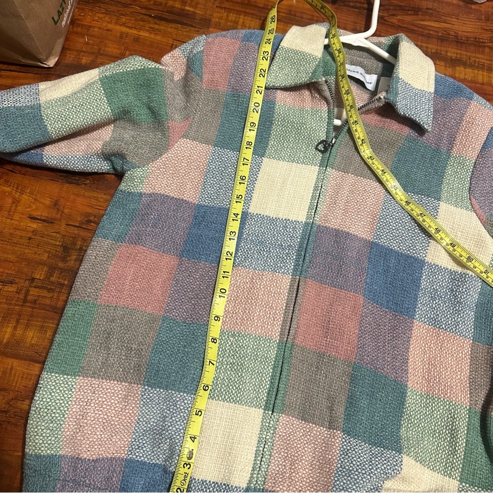 Alfred Dunner pastel patchwork jacket - Picture 3 of 7